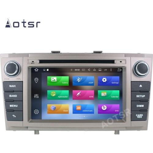 AOTSR Car Multimedia Player 2 Din Android 10 For Toyota Avensis T27 2009 - 2015 Car Auto Radio GPS Navigation DSP 7" Autostereo