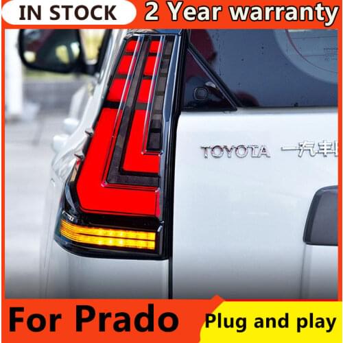 Car Styling Tail Light for Prado Tail Lights 2010-2020 Prado 2700 4000 LC150 LED Tail Lamp DRL Signal auto Accessories
