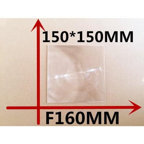 Free shipping 1 PCS/Lot Square Fresnel Lens 150*150 MM focal length 160 mm fresnel lens for LED lighting with light distribut