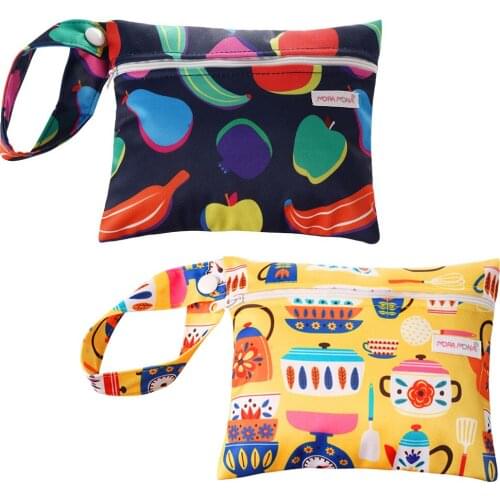 Free Shipping 1PC Multi-Functional Size 14*18CM Small Mini Wet Reusable Bag for Mama Cloth Pad, Menstrual Pad, Sanitary Pad Bag