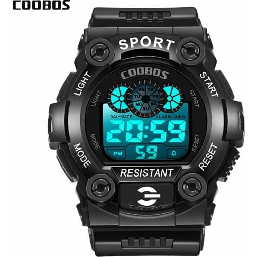 New Watches For Men Sport Kids Watches LED Digital Watch Silicone Strap Waterproof Wrist Watch Mens Children Clock Zegarek Meski