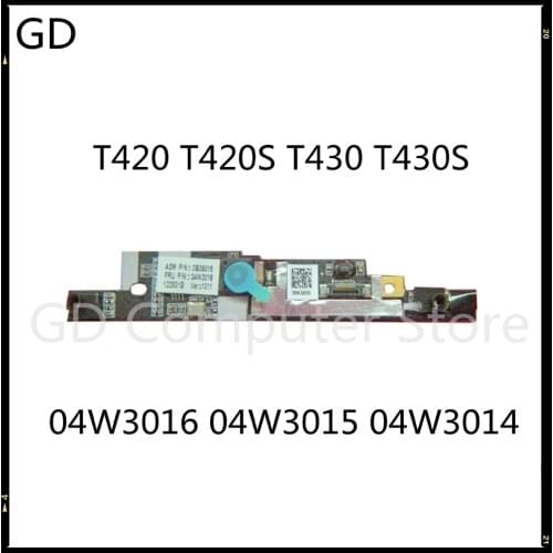 GD For Lenovo Thinkpad T420 T420S T430 T430S Laptop 04W3016 04W3015 04W3014 Built-in 720P Camera Front MIC Module Webcam
