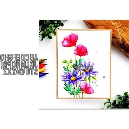 Letter Metal Cutting Dies For Scrapbooking Handmade Tools Mold Cut Stencil New 2021 DIY Card Make Mould Model Craft Decoration
