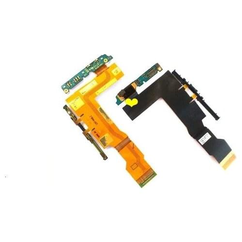 New for Sony for Xperia S LT26 LT26i main Lcd display board volume control side buttons camera microphone flex cable