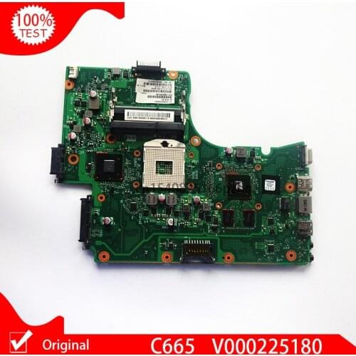 Original V000225180 Main Board for Toshiba Satellite C665 Laptop Motherboard HM65 DDR3 6050A2452501-MB-A01 mainboard