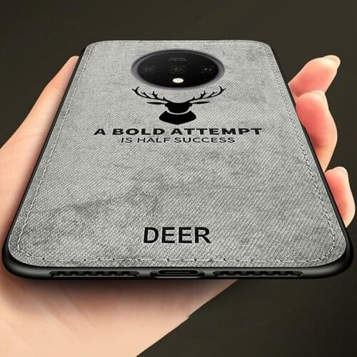 Luxury Cloth Deer Phone Case For OnePlus 7 8 9 Pro 6 6T 7T 8T Cover Silicone Case For OnePlus 5 5T 7T Pro 7Pro 8Pro 9Pro Coque