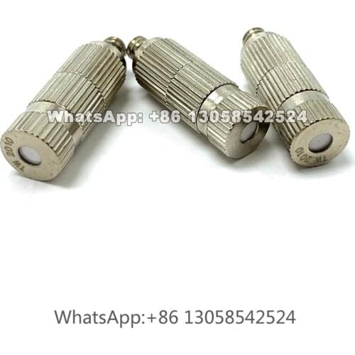 High Pressure Finest Misting Nozzle, Water Fog Mist Spray Nozzle, 3/16” No-drip Misting Nozzle for Fog System