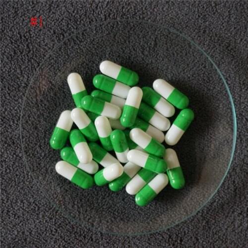 1# 200pcs/lot 1 Size Portable Empty Gelatin Capsules Size 1 DIY Hollow Gelatin Capsules ,Refillable joined or Separated Capsules