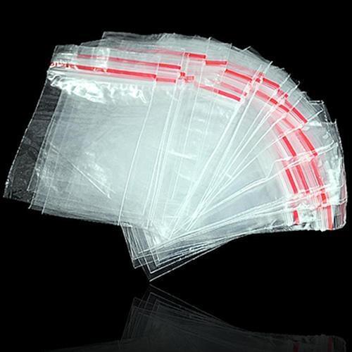 100pcs/lot Small Zip Lock Plastic Bags Reclosable Transparent Jewelry/Food Storage Bag Kitchen Package Bag Clear Ziplock Bag