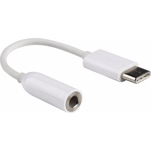 2pcs Type C USB-C Male to 3.5mm Earphone Headset Female Adapter Connector For Iphone Samsung Huawei Xiaomi