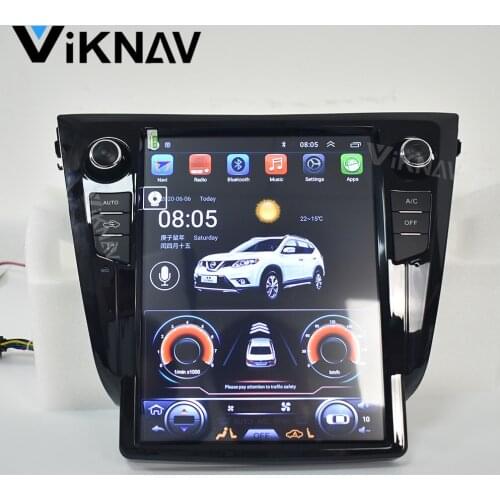2din android car radio DVD player car GPS navi MP4 player For Nissan X-TRAIL 2013-2017 vertical screen multimedia player