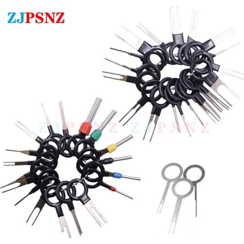 3/8/11/18/26/41Pcs Car Terminal Removal Tool Electrical Wiring Crimp Connector Pins Extractor Kits Auto Repair Disassembly Tools