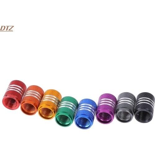 4PC/Set Fashion Alloy Anti-theft Car Tire Valve Caps Wheel Tires Tire Stem Air Cap Airtight Covers
