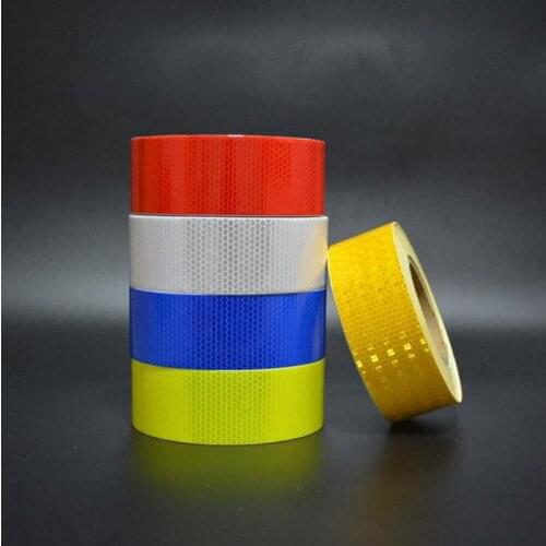 5CM*25M Car Stickers Reflective Tapes Reflector Automobile Adhesive Strips Warning Auto Body Door Tape Car-styling Red Sticker