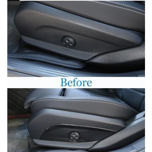 ABS Chrome Seat Adjust Switch Button Panel Trim Cover frame For Mercedes Benz GLC/CLS/E/C Class W205 W212 W213