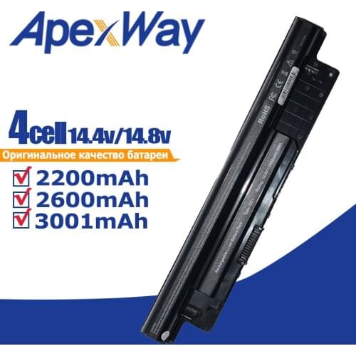 Apexway 14.8V 3200 mAh Laptop Battery XCMRD For Dell Inspiron 17R 5721 17 3721 15R 5521 15 3521 14R 5421 14 3421 MR90Y