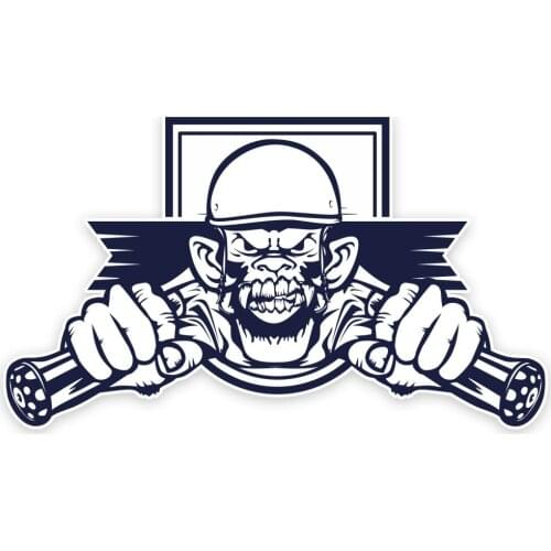 Biker Monkey Sticker Plane Extreme