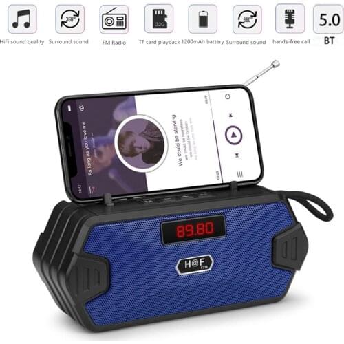 Bluetooth audio wireless Bluetooth small speaker outdoor Card mini subwoofer FM radio TWS