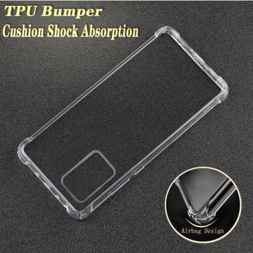 For Samsung Galaxy A32 5G Clear TPU Cover Galaxy A32 4G Anti-scratch Phone Case For Samsung A324G A325G Coque 6.4" inch Airbag