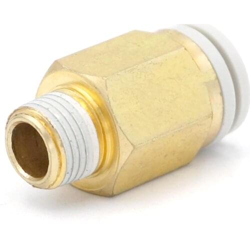 KQ2H08-01S One-Touch Fitting Push In Male Connector Applicable Tubing O.D. 8mm Port Size G1/8" KQ2H0801S SMC Type