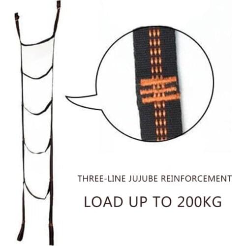 Mountain Deck Rope Ladder Rock Climbing Sling Rope Ladder Outdoor Must-have at Home Prevent Trouble Before Happens