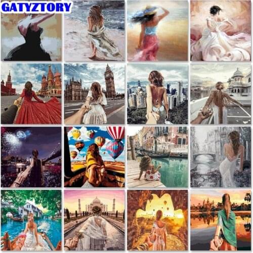 GATYZTORY Paint By Numbers For Adults Children Women Picture DIY HandPainted Oil Painting Home Decoration Unique Gift