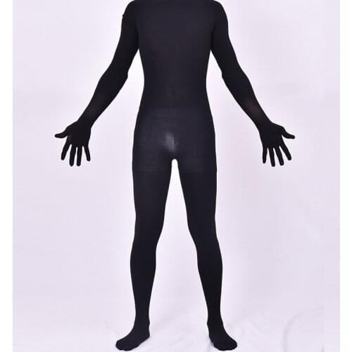 Unisex Tights Full Coat Zentai Bodysuit Separate Fingers Toes Bodystocking Sexy Seamless Any Cut Penis Sheath Lingerie Jumpsuit