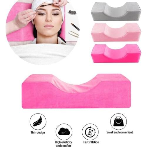 Lash Pillow Neck Support Eyelash Pillow Soft Grafting Memory Salon With Eyelashes N3 Makeup Extension Pillow Foam Eyelash P C7Z1