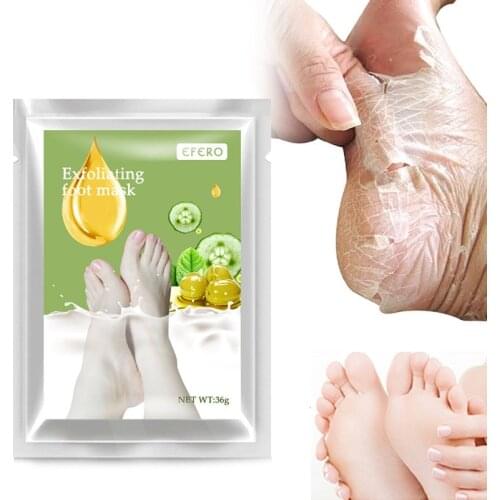 5PCS Baby Feet Mask Exfoliating Foot Mask Socks Pedicure Peeling Dead Skin Remover Feet Mask Peel Foot Care Tool Moisturizing