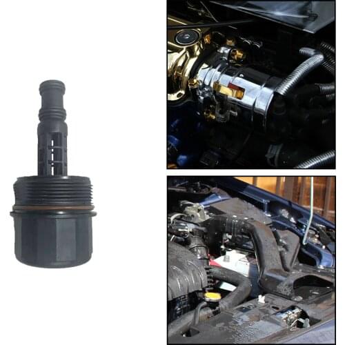 2721800038 Engine Oil Filter Caps Assembly Fits for Mercedes W164 W203 W211 ML550 R400 GLK350 GL550 06-12 Black Car Parts