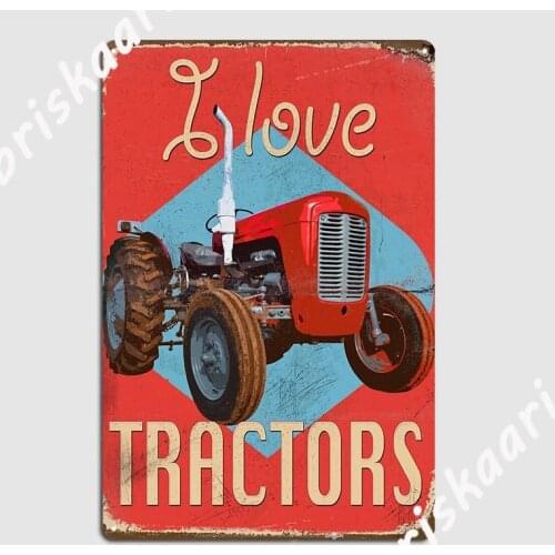 Tractorpostermf_01a Metal Plaque Poster Plaques Cinema Living Room Kitchen Vintage Tin sign Poster