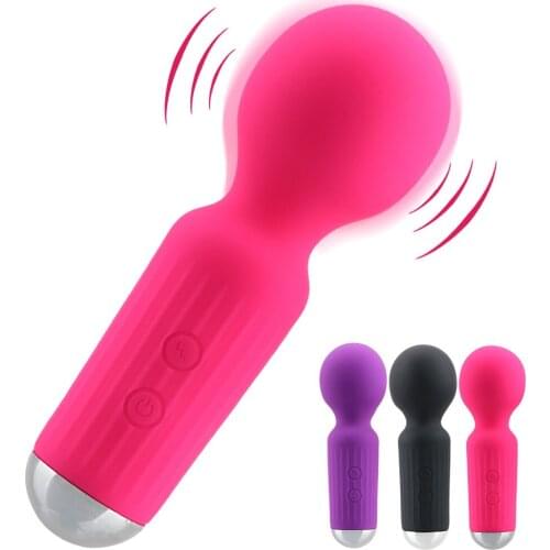 G-spot Massager Mini AV Stick Magic Wand 20 Frequency Dildo Vibrator Vagina Clitoris Stimulator Sex Toy for Women