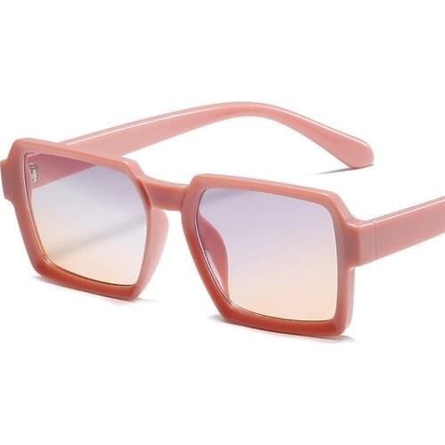 2021 New Square Retro Woman Sunglasses Men Classic Fashion Plastic Sun Glasses Trend Brand Design Luxury Eyewear Frame Uv400