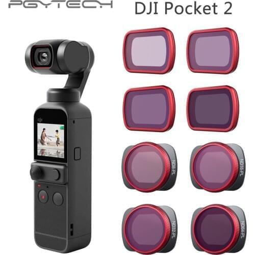 PGYTECH Osmo Pocket/Pocket 2 VND Filters 2-5 stops 6-9 stops Professional Camera Lens For DJI Osmo Pocket 2/Pocket Accessory