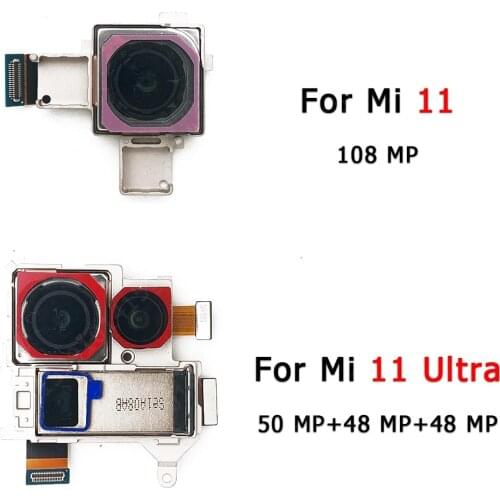 Original Back Rear Camera For Xiaomi Mi 11 Ultra Mi11 Backside Main Camera Module Replacement Spare Parts