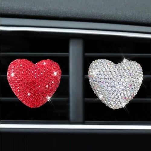 Car Air Freshener Wukong Shape Air Outlet Perfume Car Goods Cute Rhinestone Love Auto Interior Accessories Decorations