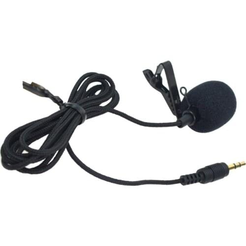 Lavalier Lapel Clip-on Interview Condenser Microphone for Gopro 3/3+/4