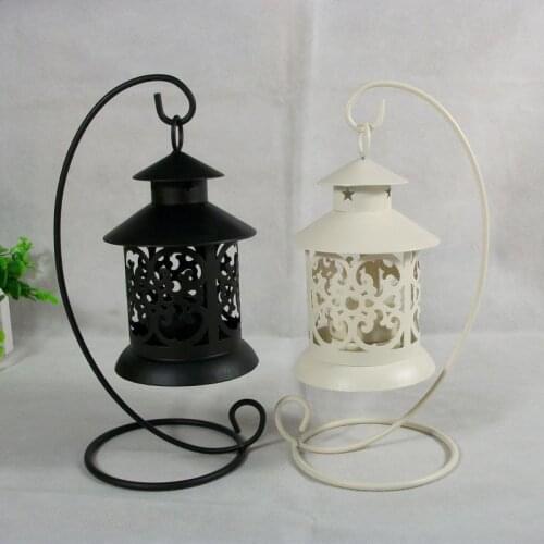 Modern European Style Lantern Hollow Candle Holder Stand Wedding Romantic Decor Home Party Decoration Creative Home Decoration