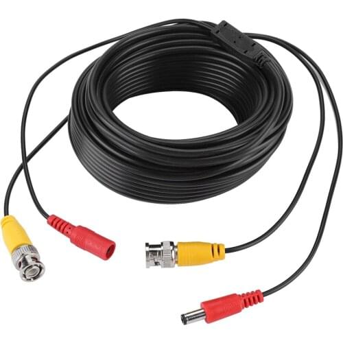 Professional BNC Video 2.1mm DC CCTV Extension Cable Video Coax Cable DIY Extension Cable ForTV TV Box Commercial Residential