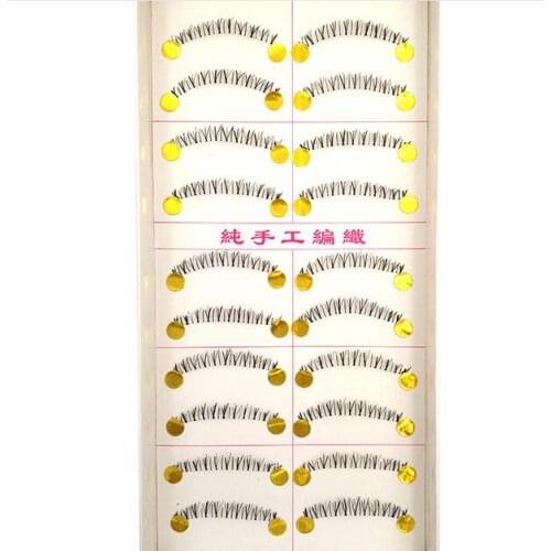 11 Natural crisscross DIY false lower eyelashes as handmade lashes fake eyelashes artificial eyelashes for women beauty makeup