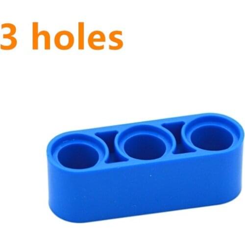 Assembles Particles 32523 1x3 Thick hole Arm Liftarm For Building Blocks Parts DIY Technical Educational Creative Toys