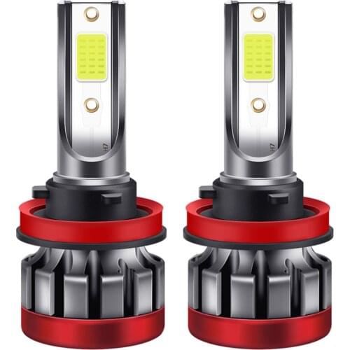 LED Car Tail Bulb Brake Lights Super Bright Blue Headlights Aluminum Body Anti-interference Halogen Replacement Conversion Kit