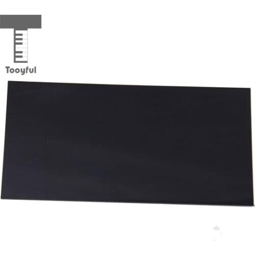 Tooyful High Quality 1Pc ABS Guitar Headplate Veneer Headstock Head Shell Sheet Parts Plastic Black for Professional Luthier
