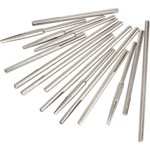 10Pcs 2.35/3mm Shank 50mm/70mm Sandpaper Clamp Split Mandrels Long Abrasive Holder Clip Rod For Rotary Tools