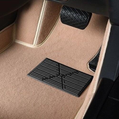 1Pc Car Accessories Heel Foot Mat Pedal Cover Car Mat Universal Car Floor Pad Anti-skid Pedal