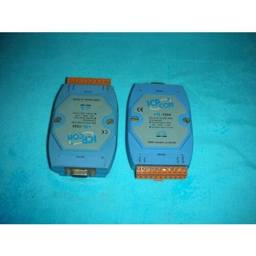 1PC USED Taiwan ICP-CON I-7520 RS232 RS485 Nudam isolation conversion module
