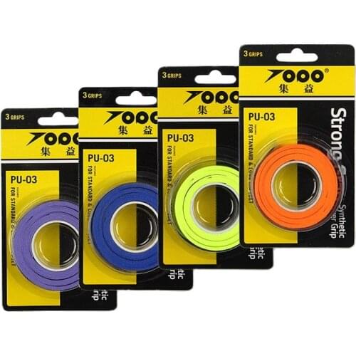 10 Packs(3pcs in 1) Tennis rackets overgrip,sticky feel badminton racket overgrip PU-03 free shipping