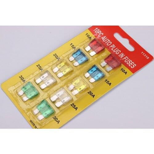 Car fuse insert 4S store dedicated small medium fuse 10-30A