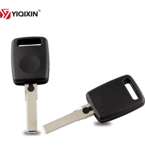 YIQIXIN 10Pcs Transponder Key Shell Case Ignition Car Remote Key For Audi A4 A4L A6 A6L A3 Q3 Auto Car-Styling HU66 Uncut Blade