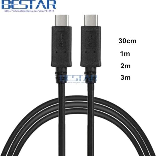 10Gbps Reversible USB 3.1 TYPE-C Type C USB-C Male to Male Charge Data Audio Cable 30cm 1m 2m 3m for Laptop &Tablet